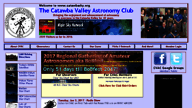 What Catawbasky.org website looked like in 2016 (7 years ago)