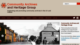 What Communityarchives.org.uk website looked like in 2016 (7 years ago)