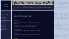 What Capellanova.de website looked like in 2016 (7 years ago)