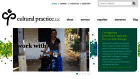 What Culturalpractice.com website looked like in 2016 (7 years ago)