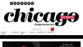 What Chicago-woman.com website looked like in 2016 (7 years ago)