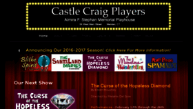 What Castlecraig.org website looked like in 2016 (7 years ago)