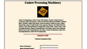 What Cashewprocessingmachines.com website looked like in 2016 (7 years ago)