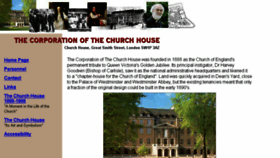 What Churchhouse.org.uk website looked like in 2016 (7 years ago)