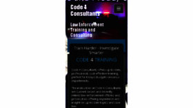 What Code4consultants.com website looked like in 2016 (7 years ago)