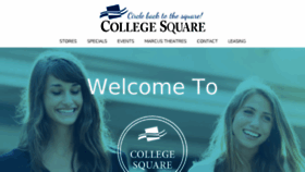 What Collegesquare.com website looked like in 2016 (7 years ago)