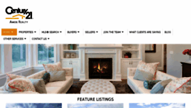 What Century21amosrealty.ca website looked like in 2016 (7 years ago)