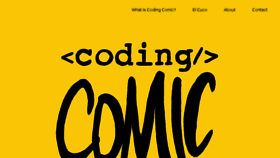 What Codingcomic.com website looked like in 2016 (7 years ago)