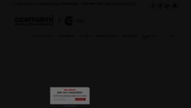 What Ccemiami.org website looked like in 2016 (7 years ago)
