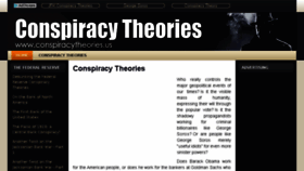 What Conspiracytheories.us website looked like in 2016 (7 years ago)