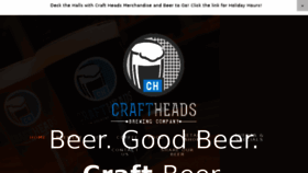 What Craftheads.ca website looked like in 2016 (7 years ago)