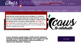 What Cawsnorthdakota.org website looked like in 2016 (7 years ago)