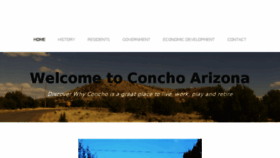 What Conchovalleyaz.com website looked like in 2016 (7 years ago)