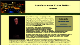 What Clydedewitt.com website looked like in 2016 (7 years ago)