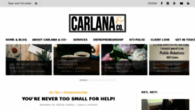 What Carlanaco.com website looked like in 2016 (7 years ago)
