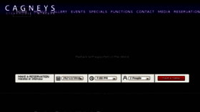 What Cagneys.ca website looked like in 2016 (7 years ago)