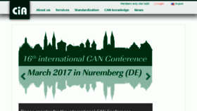 What Can-cia.de website looked like in 2016 (7 years ago)