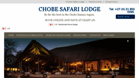 What Chobesafarilodge.net website looked like in 2016 (7 years ago)