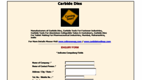 What Carbidedies.net website looked like in 2016 (7 years ago)