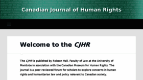 What Cjhr.ca website looked like in 2016 (7 years ago)