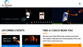 What Cftennisacademy.com website looked like in 2016 (7 years ago)
