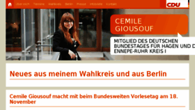What Cemile-giousouf.de website looked like in 2016 (7 years ago)