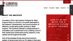 What Cardinalinstitute.com website looked like in 2016 (7 years ago)