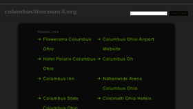 What Columbusfilmcouncil.org website looked like in 2016 (7 years ago)