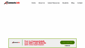 What Connectsjob.com website looked like in 2016 (7 years ago)
