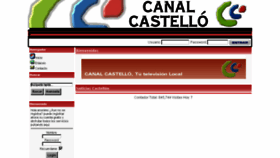 What Canalcastello.com website looked like in 2016 (7 years ago)