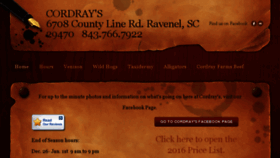 What Cordrays.com website looked like in 2016 (7 years ago)