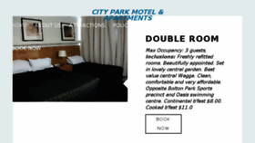 What Cityparkmotel.com.au website looked like in 2016 (7 years ago)