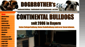 What Continentalbulldog.com website looked like in 2016 (7 years ago)