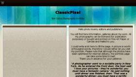 What Classicpixel.com website looked like in 2016 (7 years ago)