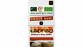 What Chebellapizza.com website looked like in 2016 (7 years ago)
