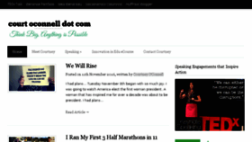 What Courtoconnell.com website looked like in 2016 (7 years ago)