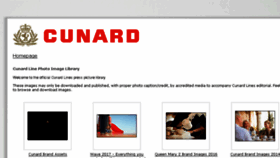 What Cunard3queens.com website looked like in 2016 (7 years ago)