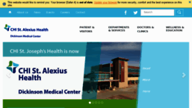 What Chistjosephshealth.org website looked like in 2016 (8 years ago)