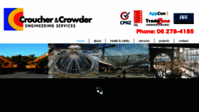 What Croucherandcrowder.co.nz website looked like in 2016 (7 years ago)