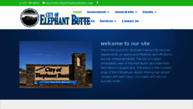 What Cityofelephantbutte.com website looked like in 2016 (7 years ago)