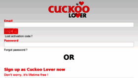 What Cuckoolover.com.my website looked like in 2016 (7 years ago)