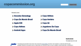 What Copacommission.org website looked like in 2016 (7 years ago)