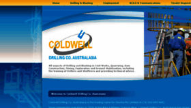 What Coldwelldrilling.com.au website looked like in 2016 (7 years ago)