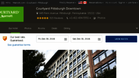What Courtyardpittsburghdowntown.com website looked like in 2016 (7 years ago)