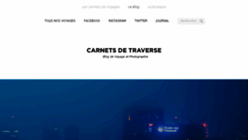 What Carnets-de-traverse.com website looked like in 2016 (7 years ago)