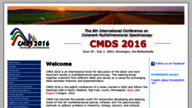 What Cmds2016.org website looked like in 2016 (7 years ago)