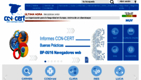 What Ccn-cert.cni.es website looked like in 2017 (7 years ago)