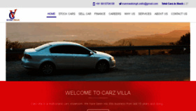 What Carzvilla.com website looked like in 2017 (7 years ago)