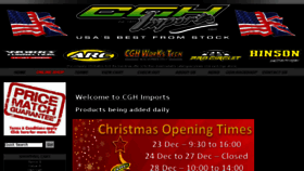 What Cghimports.com website looked like in 2017 (7 years ago)