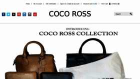 What Cocoross.com website looked like in 2017 (7 years ago)